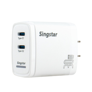Adaptador de viaje universal con <span class=keywords><strong>cargador</strong></span> USB tipo C de <span class=keywords><strong>30W</strong></span> <span class=keywords><strong>Cargador</strong></span> de pared azul eléctrico para iPhone Samsung <span class=keywords><strong>OPPO</strong></span> Adaptador de <span class=keywords><strong>cargador</strong></span> de EE. UU. - Product Image 5