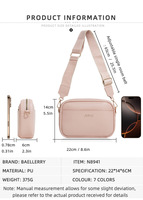Baellerry nouveau sac à bandoulière à la mode pour femme fille grande capacité sac à bandoulière mode téléphone sac Style classique fermeture à glissière