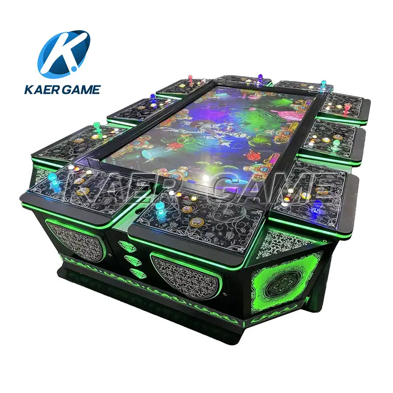 Usa Deluxe Arcade Vis Spel Tafel 10 Speler Machine 86 ''Oceaan Koning 3 Plus Zeemeermin Legendes