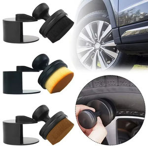 Cepillo de Limpieza para Autos con Diseño de Sello Negro y Cubierta, Accesorios para Neumáticos, Detallado Suave, Alta Densidad, Portátil, para Eliminar el Polvo - Product Image 3