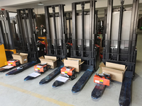 Nouveau transpalette électrique à batterie de 1 tonne, 1,2 tonne, 1,5 tonne, hauteur de levage 1600-4000 mm, pour la vente au détail