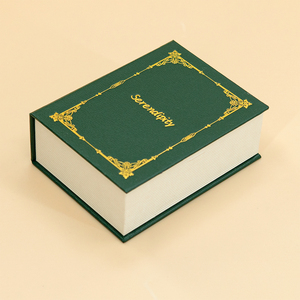 Caja de Almacenamiento con Forma de Libro Personalizada, Estampado Dorado, Decorativa Vintage, Cierre Magnético de Lujo, Caja de Regalo para Joyería, Caja de Libro de Papel - Product Image 6