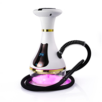 Chicha électronique personnalisable en petite série avec logo, rechargeable, saine, à température réglable longue durée, livrée en valise