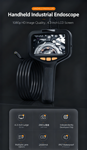 Caméra d'<span class=keywords><strong>inspection</strong></span> de voiture 1920P HD 15m, boroscope universel IOS <span class=keywords><strong>Android</strong></span> avec écran LCD 12V 12W 5,5 pouces 12G USB, objectif unique, 1 pièce/boîte - Product Image 4