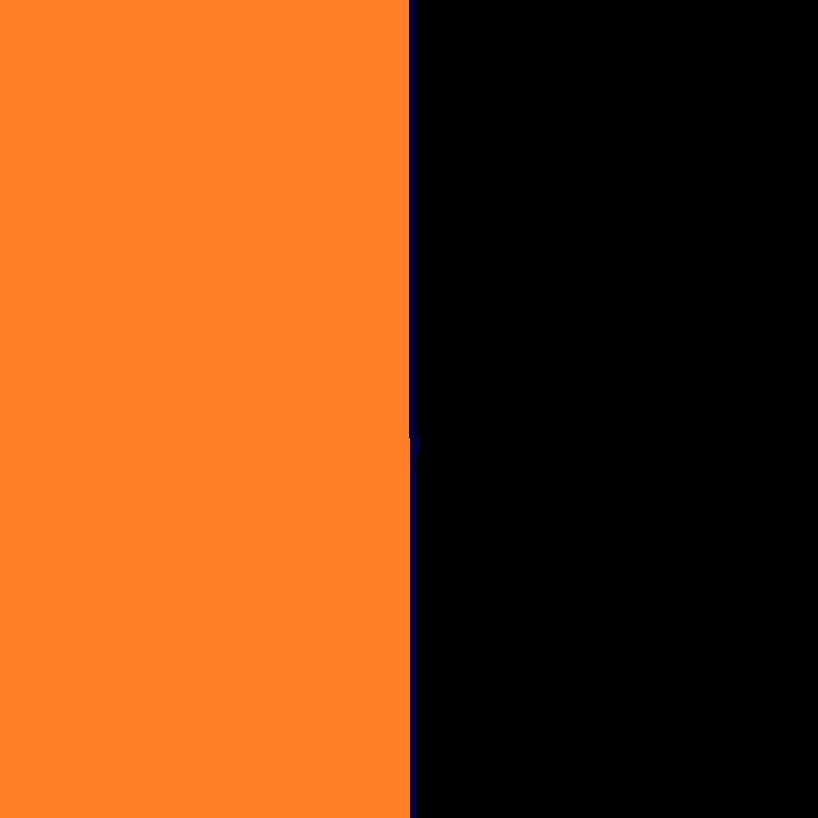 Orange / Black