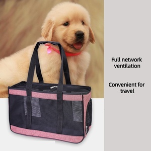 Fashionable Puffy Handbag Portable Pet Carrier Bag for Small Pet Carriers <b>Dog</b> Cat Carrier Bag - Product Image 2