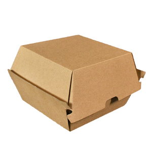 ราคาถูกธรรมดาการออกแบบกระดาษแข็งกระดาษคู่เบอร์เกอร์กล่อง - Product Image 4