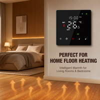 Termostato inteligente HYSEN para pantalla táctil LED eléctrica 16A Termostato Tuya ZigBee Termostato programable semanal