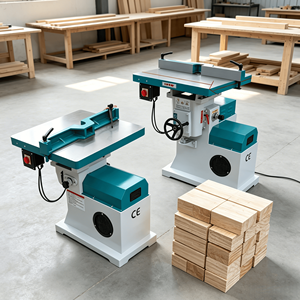 Máquina para Trabajar la <span class=keywords><strong>Madera</strong></span>, Molduradora <span class=keywords><strong>de</strong></span> Husillos para <span class=keywords><strong>Madera</strong></span>, para Recortar y Ranurar Muebles <span class=keywords><strong>de</strong></span> Acrílico, Uso Doméstico - Product Image 1