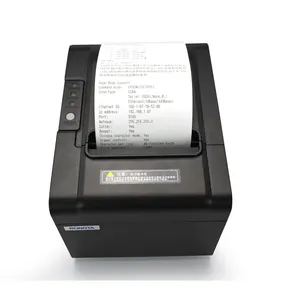工厂价格80毫米pos热敏收据打印机通用串行总线局域网自动切割机打印机超市厨房收银员账单