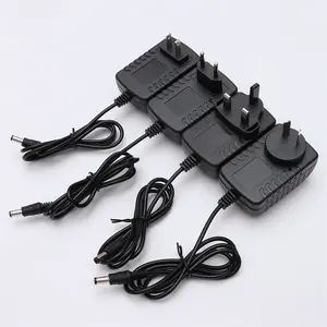 UK 12 V 2 A 24 W Power Adapter für Schönheitsnagel LED Gleichstrom-Ausgang Steckverbinder