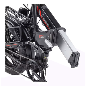 Bicicleta Plegable RANDRIDE Pro-2000W con Motores Dobles de 1000W y Scooter Eléctrico de 250W, Batería de Litio de 20AH, Neumáticos Anchos - Product Image 5