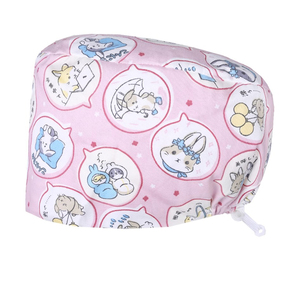 Casquettes chirurgicales en papier de renard de femme de soie de merveille de théâtre d'opération pour des chapeaux de tissu de cheveux longs - Product Image 5