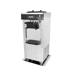 Commercio all'ingrosso negozio di prodotti alimentari in acciaio inox 20-28L/h 3 sapore macchina per gelato morbido