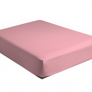Sábana Ajustable 100% Algodón Rosa Italiana King 180x200cm - Product Image 3