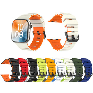 Correas de Reloj Inteligente Win-Win de Tono Vívido Excepcional, de Goma Suave, Impermeables y Ligeras <span class=keywords><strong>para</strong></span> <span class=keywords><strong>Apple</strong></span> <span class=keywords><strong>Watch</strong></span> Serie 11 de 42 mm - Product Image 1