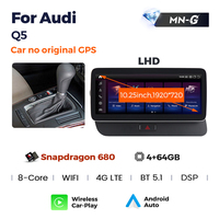 Reproductor de video con pantalla táctil Android MEKEDE Qualcomm 680, radio estéreo para automóvil, DVR automático, WIFI, cámara 4G para Audi Q5 Q5L SIN GPS MM I3G
