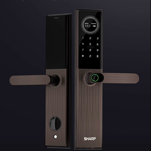 Cerradura Electrónica Inteligente con WiFi Sharp A3-B, Huella Dactilar, Anti-robo, con Aleación de Aluminio para Puerta de Vidrio - Product Image 3
