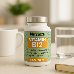 Complément de vitamine B12 haute puissance Méthylcobalamine Cyanocobalamine Capsules Adulte 60 Soutien immunitaire OEM - Product Image 2