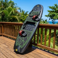 Planche de surf électrique en fibre de carbone avec télécommande sans fil, batterie 72V, haute vitesse, étanche pour les sports nautiques, longue autonomie