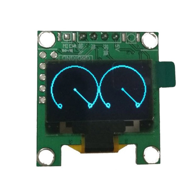 0.96 Inch OLED Spectrum Display Analyzer MP3 PC Amplifier Audio Level Indicator Music Rhythm Analyzer VU METER G7-001