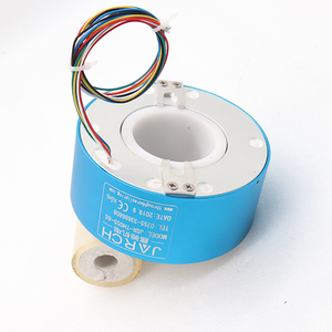 Anneau collecteur rotatif 38mm/50mm/100mm en alliage d'aluminium, rotation haute vitesse, indice de protection IP68, série JSR-TH, transmission de signal électrique - Product Image 1