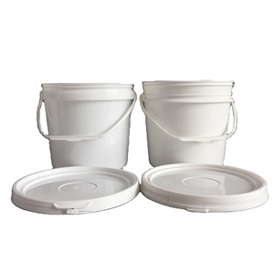 4L Plastic Buckets Tubs Containers with Lids Food grade