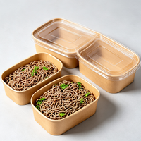 Boîte à emporter en carton haute barrière pour la livraison de repas longue distance