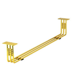 <b>Sofa</b> <b>Leg</b> C054 Gold Plated Steel Heavy Duty Furniture Support Contemporary Design - Product Image 2