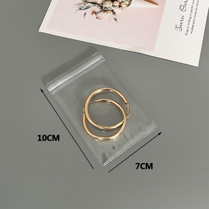 Minh bạch PVC chống oxy hóa Zip khóa lưu trữ túi đồ trang sức <span class=keywords><strong>container</strong></span> cho bông tai vòng tay-thuận tiện hiển thị bao bì - Product Image 5