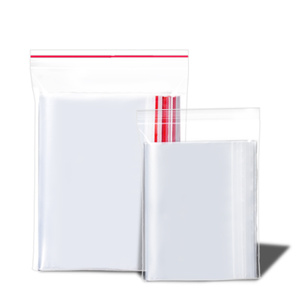 High Transparency PE Plastic Bag Reusable Zipper Bag