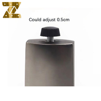 Pied de meuble TV moderne-Support de jambe oblique réglable en alliage d'aluminium pour canapés et armoires Quincaillerie en métal durable Jambe de canapé