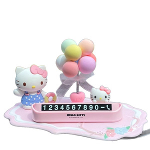 Ensemble de ballons décoratifs pour voiture Hello Kitty, multicolores, pour console centrale, pour filles - Product Image 5