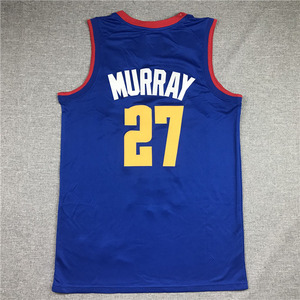 Maillots de basket-ball américains cousus neufs en gros, nouvelle saison # 1 Porter Jr # 15 Jokic # 27 Murray # 3 maillots des <span class=keywords><strong>Denver</strong></span> <span class=keywords><strong>Nuggets</strong></span> de Iversom - Product Image 3
