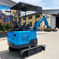 Penjualan langsung dari pabrik ekskavator Mini 1.8 Ton 2 Ton penggali kecil tas Taman Hydraulic Ulis