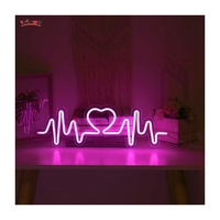 Winbo Dropshipping – Enseigne néon LED personnalisée avec logo, décoration de chambre et de maison, design gratuit, enseigne néon Cœur Battant