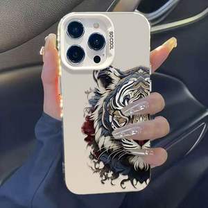 Cartoon <span class=keywords><strong>Tiger</strong></span> Muster Laser druck <span class=keywords><strong>Hard</strong></span> PC TPU Handy-Hülle für Iphone X Xr Xs Max 11 12 13 14 15 16 17 Air Pro max - Product Image 1