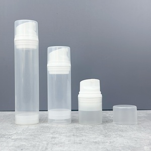 Custom logo Airless <b>Pump</b> <b>Bottle</b> White Plastic 30ml 50ml 80ml 100ml 120ml 150ml 200ml Airless Vacuum Cosmetic <b>Pump</b> <b>Bottle</b> - Product Image 4