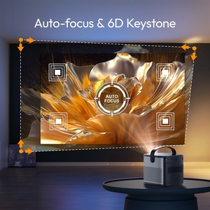 Projecteur DLP 3D 4K BYINTEK U80 Max à obturateur actif avec batterie 15000 mAh, Android 11, mise au point automatique, portable, pour le camping en plein air - Product Image 6