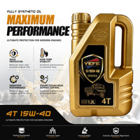 Huile moteur entièrement synthétique YEFE 15W-40 0W20 5W30 10W40 Lubrifiant professionnel pour moteur automobile Anti-corrosion Lubrification sans obstacle API