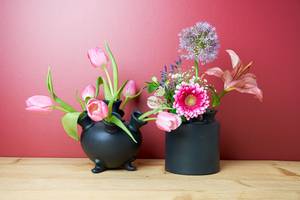 Vase décoratif en forme de tulipe mate, style pyramide, à trois niveaux, Vase de pagode, en <span class=keywords><strong>porcelaine</strong></span> - Product Image 6