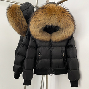 OFTBUY 2025 Manteau d'hiver de luxe pour <span class=keywords><strong>femme</strong></span>, <span class=keywords><strong>avec</strong></span> <span class=keywords><strong>capuche</strong></span> en fourrure de renard naturelle, 90% duvet de canard, épais, chaud, <span class=keywords><strong>imperméable</strong></span>, <span class=keywords><strong>parka</strong></span> <span class=keywords><strong>avec</strong></span> ceinture - Product Image 1