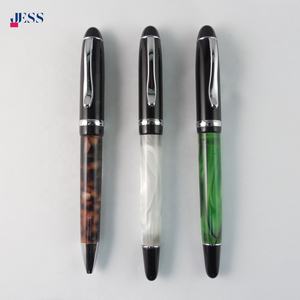 Personalizado 0.5mm Largura de Escrita Mais Recente Design Metal Acrílico <span class=keywords><strong>Fountain</strong></span> <span class=keywords><strong>Pen</strong></span> Gold Nib para Office School Finanças Student Writing Set - Product Image 2
