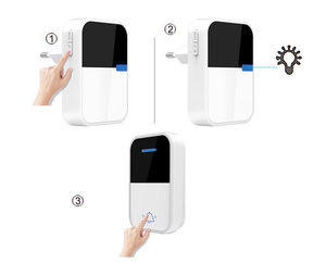 <span class=keywords><strong>Timbre</strong></span> inalámbrico para exteriores, botón <span class=keywords><strong>pulsador</strong></span> impermeable, No se requiere batería, Panel autoalimentado acrílico, 38 canciones, <span class=keywords><strong>timbre</strong></span> de puerta - Product Image 5