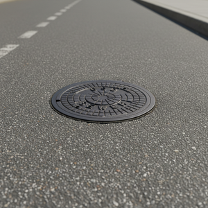 Tapas de alcantarilla de <span class=keywords><strong>hierro</strong></span> dúctil EN124 D400 para construcción urbana, carreteras, aceras y áreas <span class=keywords><strong>industriales</strong></span> - Product Image 2