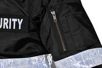 Chaqueta Bomber Reflectante de Alta Visibilidad, Ropa de Seguridad, Uniforme de Guardia de Seguridad, Chaqueta de Invierno con Mangas Extraíbles