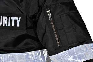 चिंतनशील बमवर्षक पर्का जैकेट पहने सुरक्षा गार्ड वर्दी पहनने वाले कपड़े पहनने वाले सुरक्षा गार्ड वर्दी - Product Image 4