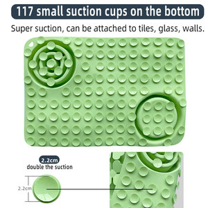 Comedero Lento de Silicona para Mascotas, Antideslizante, Reutilizable, Ecológico, Libre de BPA, Compatible con Mascotas, con Ventosas, Diseño de Flor - Product Image 4