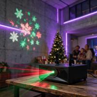 Luz Láser de 2W con Control Bluetooth, Animación DMX512, Activación por Sonido, RGB, Proyector para Discoteca, DJ, KTV, Fiestas de Navidad, Clubes y Espectáculos