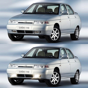 Sương Mù Ánh Sáng LED <span class=keywords><strong>DRL</strong></span> chống sương mù đèn pha cho LADA VAZ 2110 2111 2112 2113 2114 2115 2116 2117 xe ô tô phía trước thấp chùm mắt thiên thần Nhẫn - Product Image 5